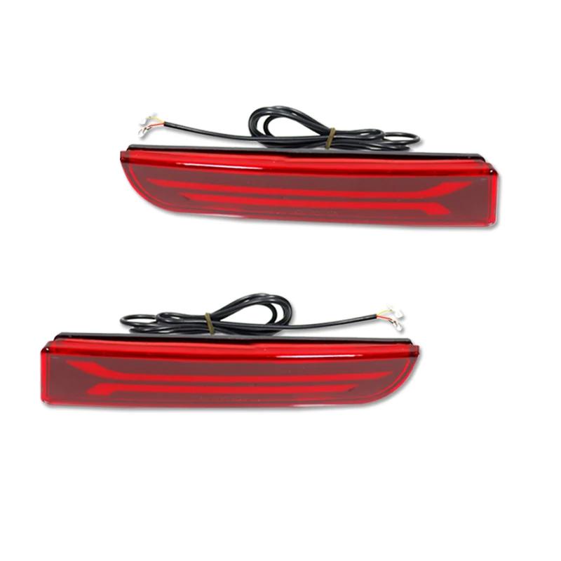 LED Bumper Reflector Lights For Mitsubishi Lancer Evo Evolution ASX Outlander Sport RVR Dynamic Turn Signal Rear Tail Brake Lamp