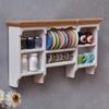 Display Shelf Miniature Display for 1:12 Scale Dollhouses, Perfect for Pretend Play and Display Realistic Wood Furniture