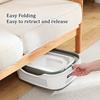 Folding Dirty Clothes Basket Hollow Out Moisture-proof Household Laundry Basket High-capacity Student Dormitory Clothes Baskets
