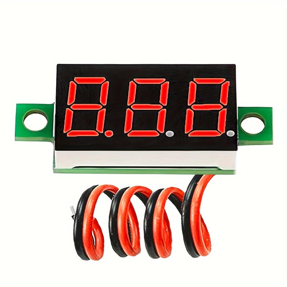 

Mini Digital Voltmeter - 0.28 Inch 2.5V-40V Voltage Tester for Precise Pressure Measurement