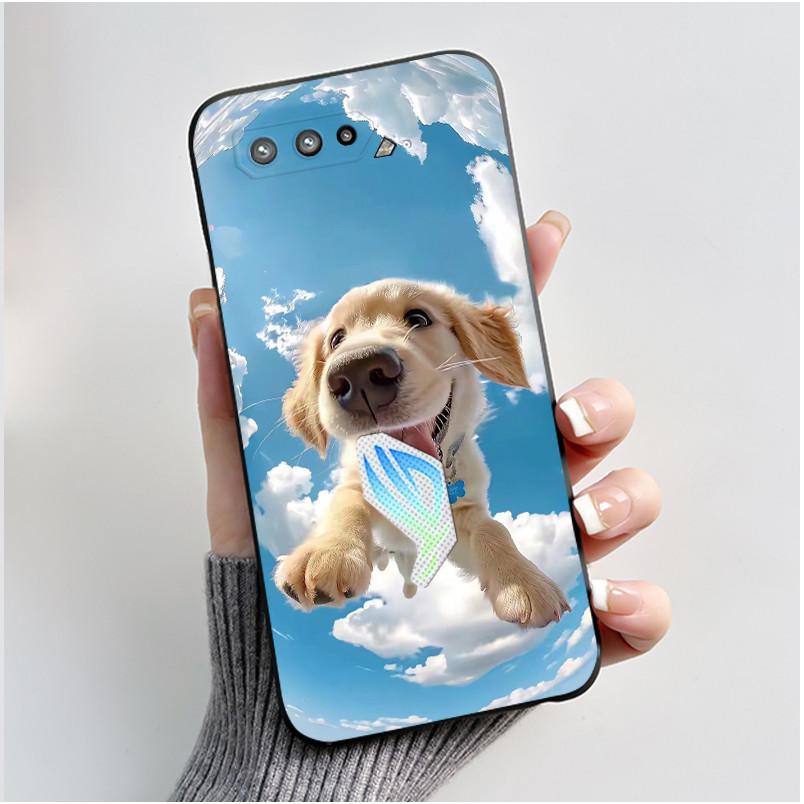 Casing For Asus Rog Phone 5 Rog 5s ZS673KS ZS676KS Case Luxury Dragon Cute Cool Boys Girls Soft Black Matte Silicone Back Cover