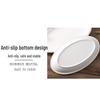 Extra Large Oval Thickened White Ceramic Fish Plate for Commercial Restaurant or Hotel Use