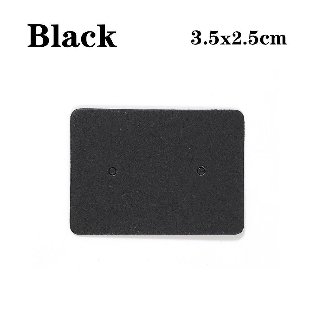 Kraft Paper Jewelry Card for Earrings and Necklaces - 2.5x3.5cm