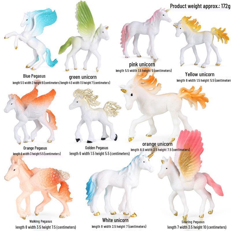 Mysterious Elf Pegasus Mythical Beast Model - Home Decoration Ornament & Gift