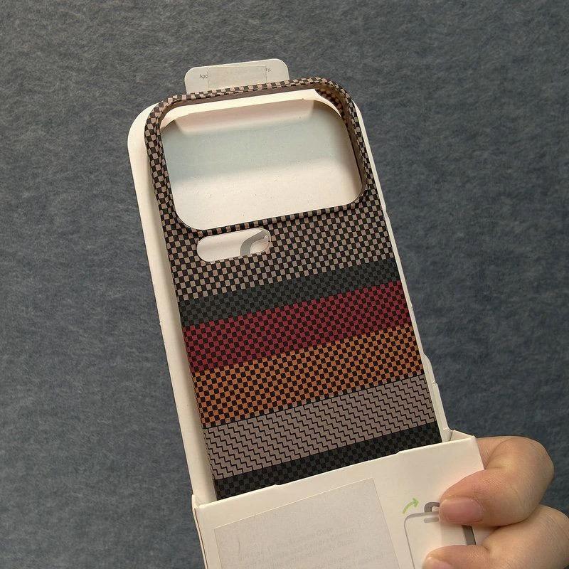 

Ultra Slim PC Magnetic Kevlar Texture Phone Case For XiaoMI 17 Pro Max 15T Pro For Magsafe Wireless Charging Shockproof Cover Xiaomi 17 pro