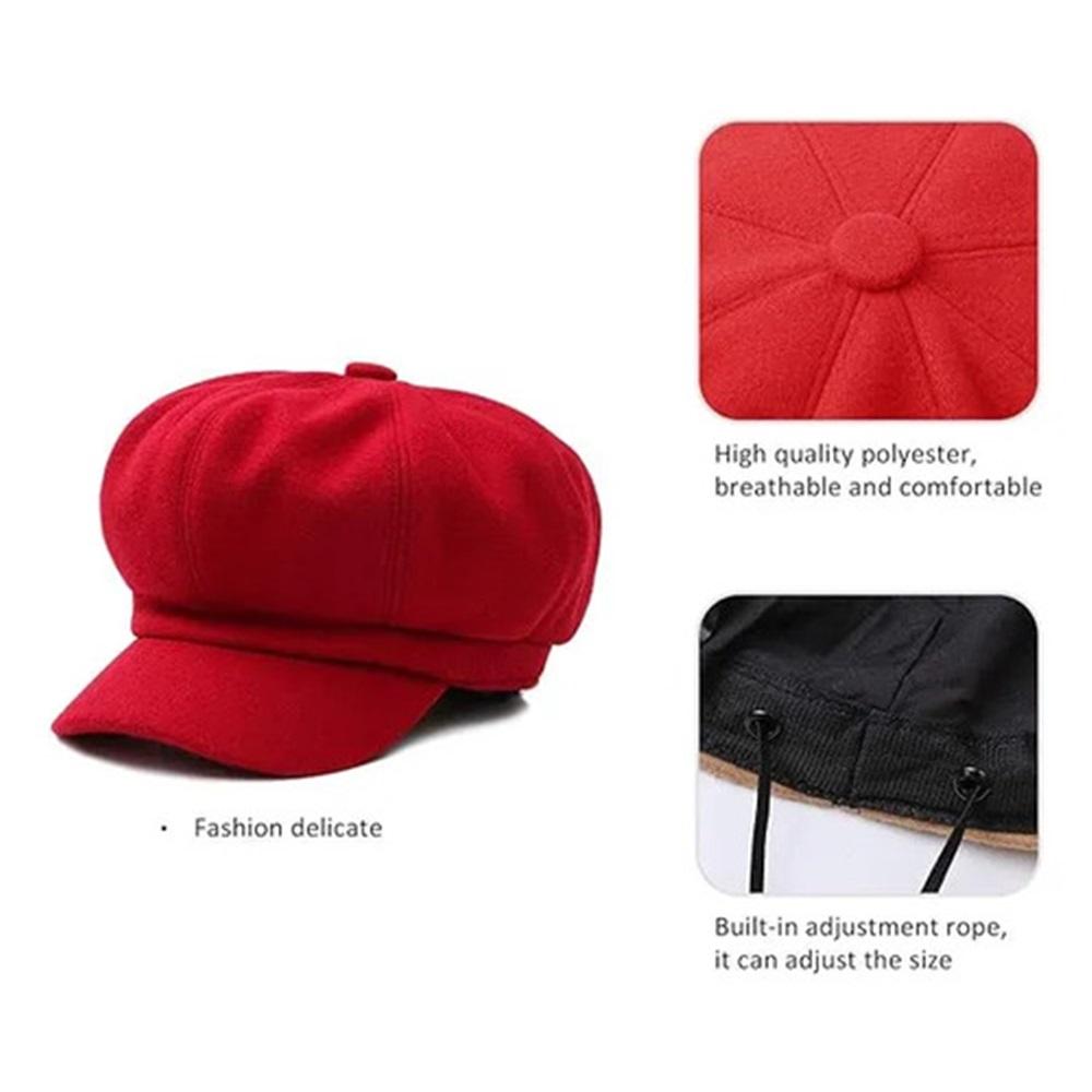 54-60cmredelegant Women Beret Hat Leisure Travel Hat New
