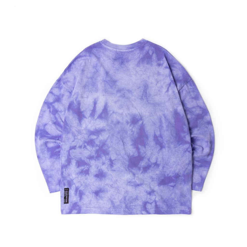 BALANT Marbling Mini Label Pocket T-Shirt - Purple
