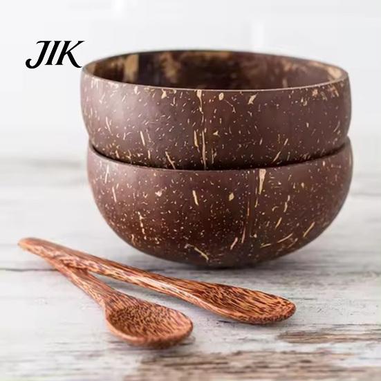 Artisanal Coconut Dishes Wood Bowl Vegan Gift from Natural Shells Smoothie Acai Buddha Bowls Authentic Craftsmanship Rustic Serving Easy to Clean for
