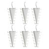 Vertical Storage Organizer V Shaped Double-Sided Closet Organizer, 360 Degree Rotating Multi-Layer Hanger, with Bedroom 12 Non-Slip Hooks Rack,