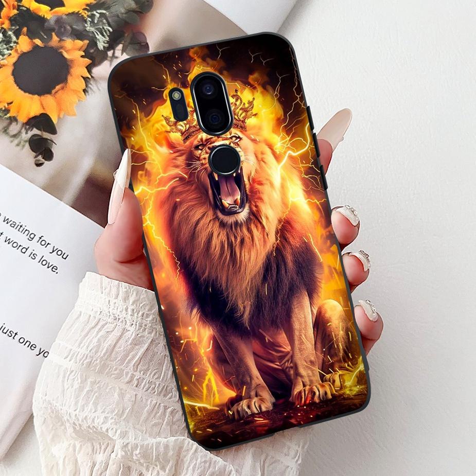 For LG G7 ThinQ Case Cute Cat Luxury Painted Cover Soft Slim Phone Case For LG G7 ThinQ G7Thinq LM-G710 G710 G7+ Back Cover Bags