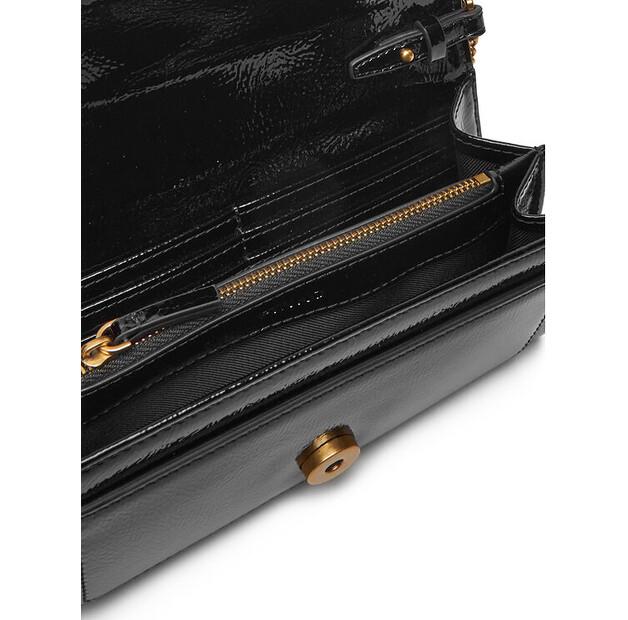 Tasche PINKO Love One Wallet C AI 23-24 PCPL 100062 A10I schwarz