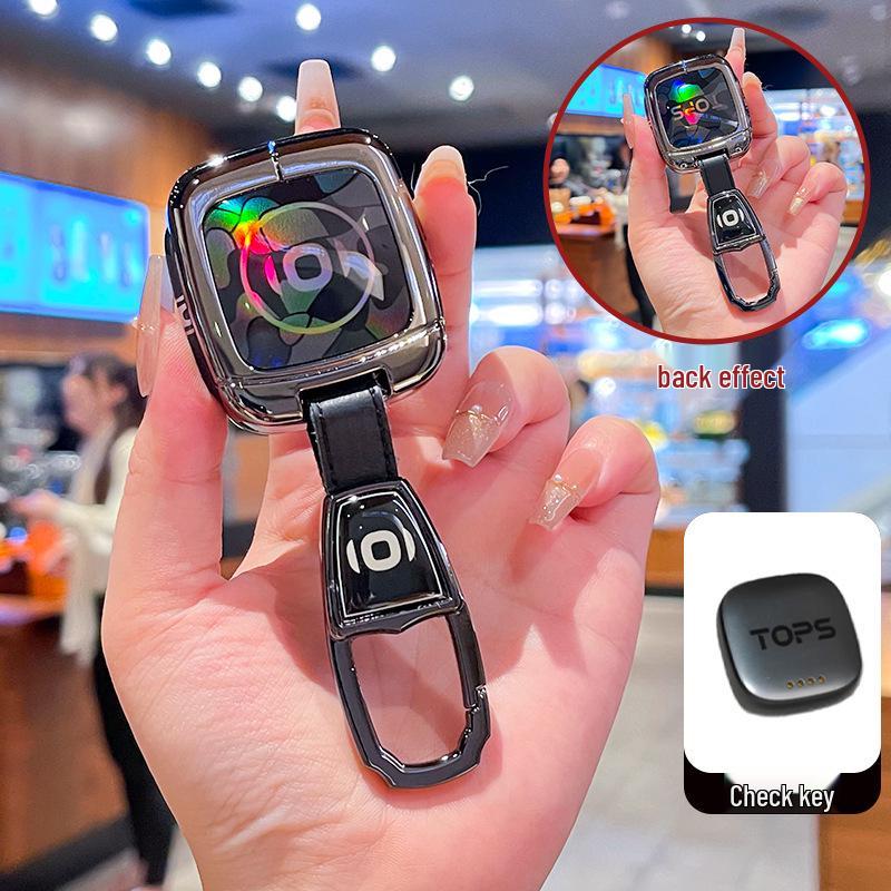 High-End Metal Key Cover for Changan Qiyuan A07 2025, A06 New Energy, and A05/A07 with Buckle