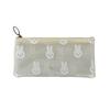 Kawaii Cute Miffy Rabbit Pen Case PVC Printed Stationery Bag Fashionable Student Transparent Pen Case Waterproof Storage Bag