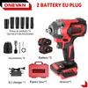 ONEVAN 1200N.M Brushless Electric Impact Wrench 1/2'' Cordless Screwdriver Lithium-Ion Battery Power Tool for Makita 18V Battery