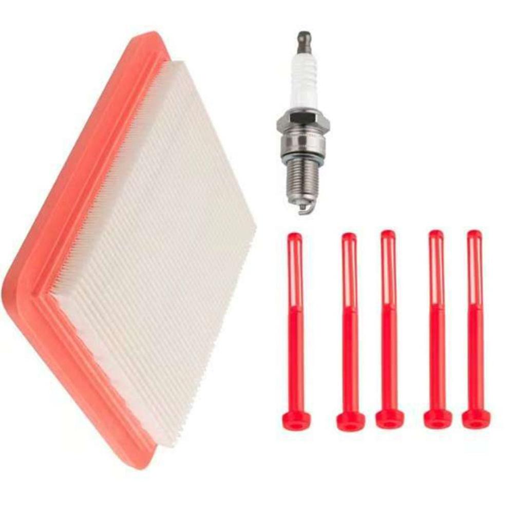 4 Pieces Air Filter Kit Replacement For Honda GCV170 GCV190 Engines Lawn Mower Generator Maintenance Tool With Spark Stop