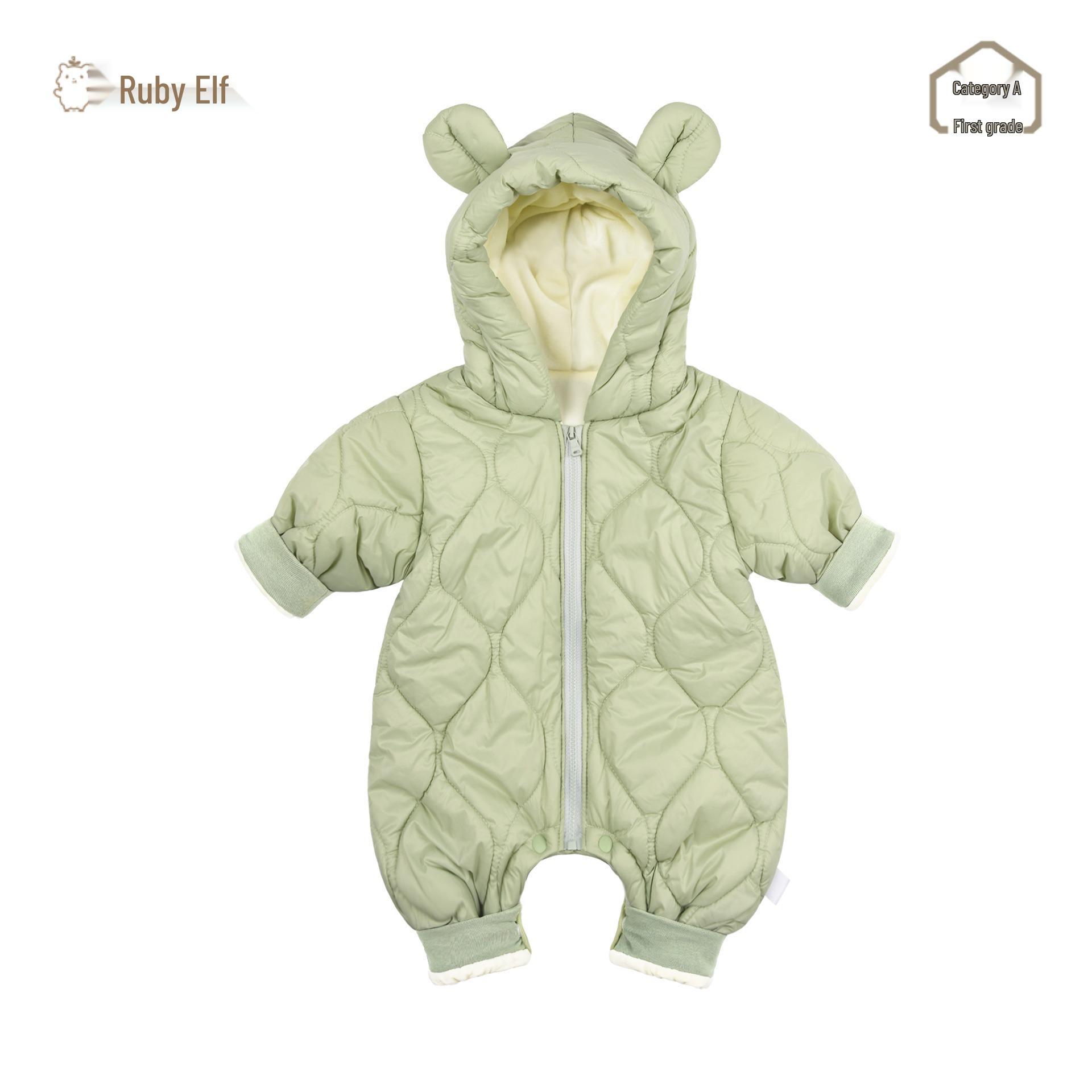 

Детский стеганый хлопковый комбинезон для осени и зимы 73 cm