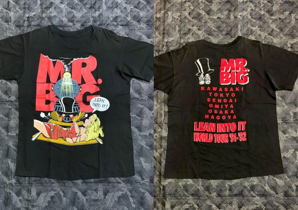 Lean Into It World Tour Mr Big Cotton Unisex T-Shirt Full Size AL193