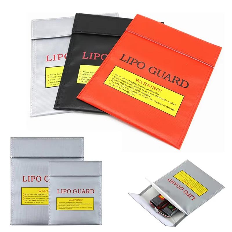 High Quality RC LiPo Battery Safety Bag 2 Sizes Fireproof Waterproof Explosion-proof Safe Guard Charge Sack Safety Bag RC Car