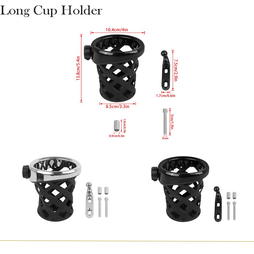 Motorcycle Passenger Water Bottle Holder Drink Cup Bracket For Honda Goldwing GL 1800 GL1800 2001-2023 Extended Water Cup Holder
