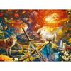 Ravensburger Excalibur Forest 500-Piece Jigsaw Puzzle FSC Certified Sustainable Fun Vivid Image Reinforced with Soft Click Technology