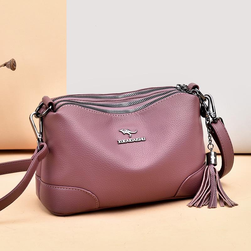 Women'S Dumpling Bag Design Trendy Oblique Span Single Shoulder Mother Bag Fashionable And Simple Women'S Square Bag