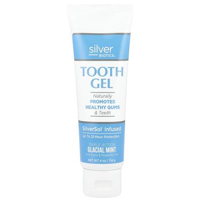 Silver Biotic®, Tooth Gel, Glacial Mint, 114G(4Oz)
