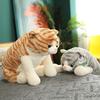 25/42/50cm Simulation Cat Plush Pillows Soft Stuffed Animals Cushion Sofa Decor Cartoon Plush Toys for Children Kids Gift