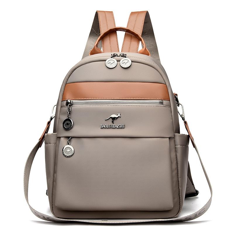 

Backpack Lightweight Water-resistant Bag Casual Commuting Travel Bag Schoolbag сірий колір