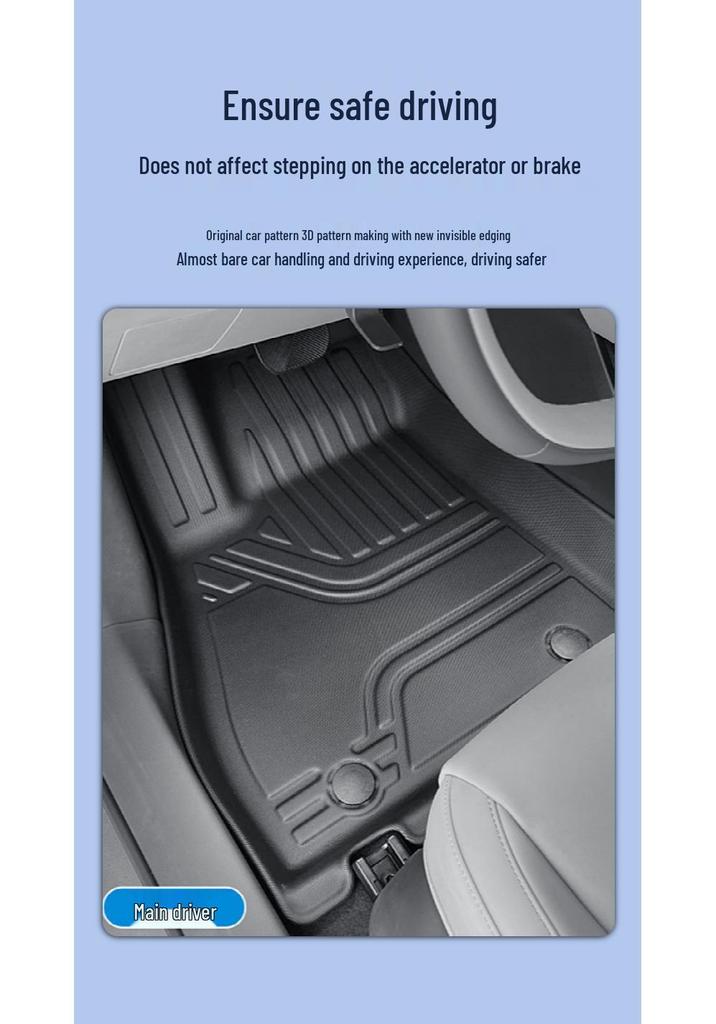 TPE Odorless Floor Mats & Trunk Liner for 2026 Geely Galaxy M7