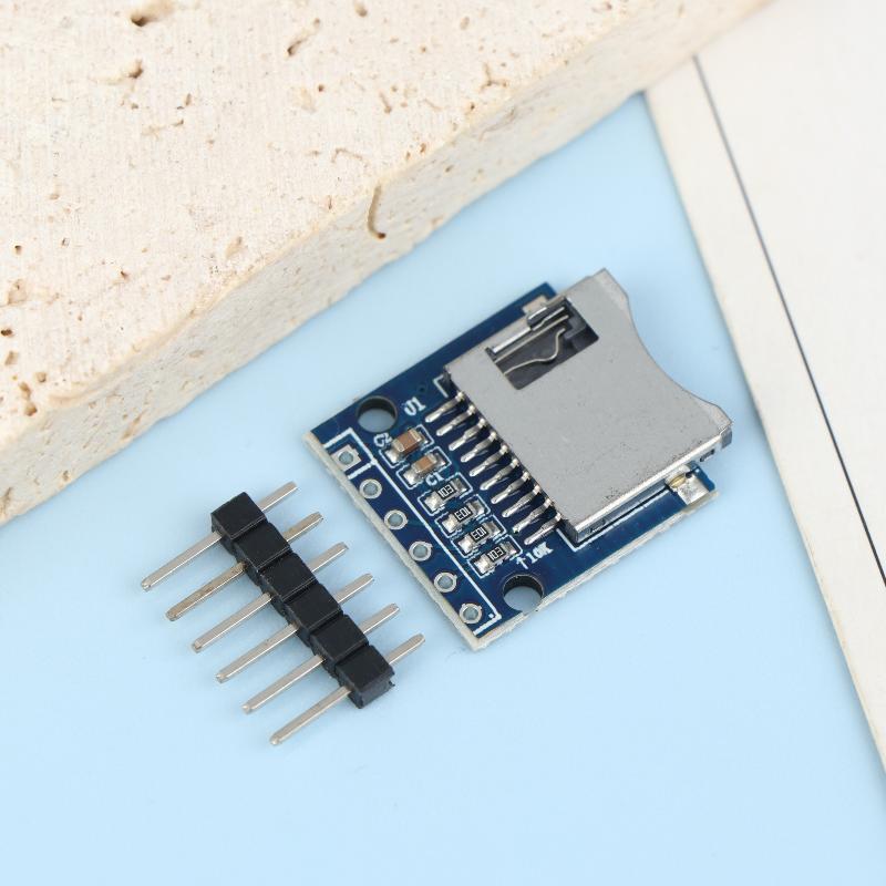 1/2/3Pcs Mini Sd Card Reader Module Memory Module Headers Not Soldered For Arduino Diy Kit