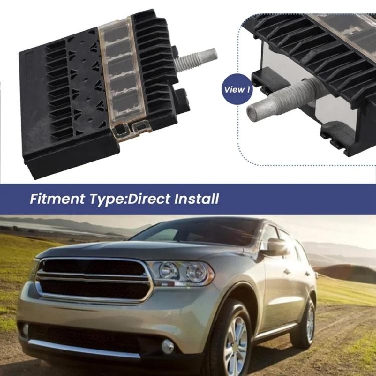 Kunststoff Metall Sicherungsblock für Ausgewähltes Modell Schlagfeste Konstruktion Ersetzt 956-601 68089468AA