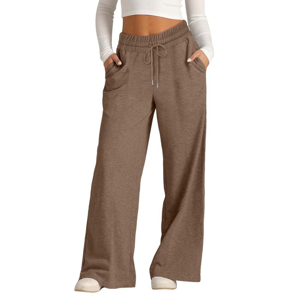 Women's High Waisted Wide Leg Sweatpants Casual Yoga Jogger Pants