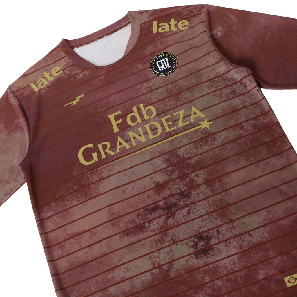 FINTA Soccer Long Sleeve Practice FT4506 Dark Size S Men's Shirt, (5100), Red,