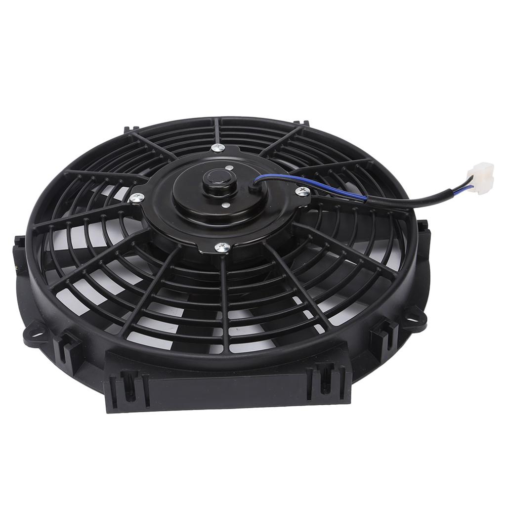10in Slim Electric Cooling Fan Radiator 24V 80W 2100RPM 10 Straight Blades Universal for Car