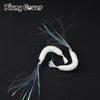 Cute Shrimp White Cat Toys Cat Teaser Replacement Head Pet Toys Accessories