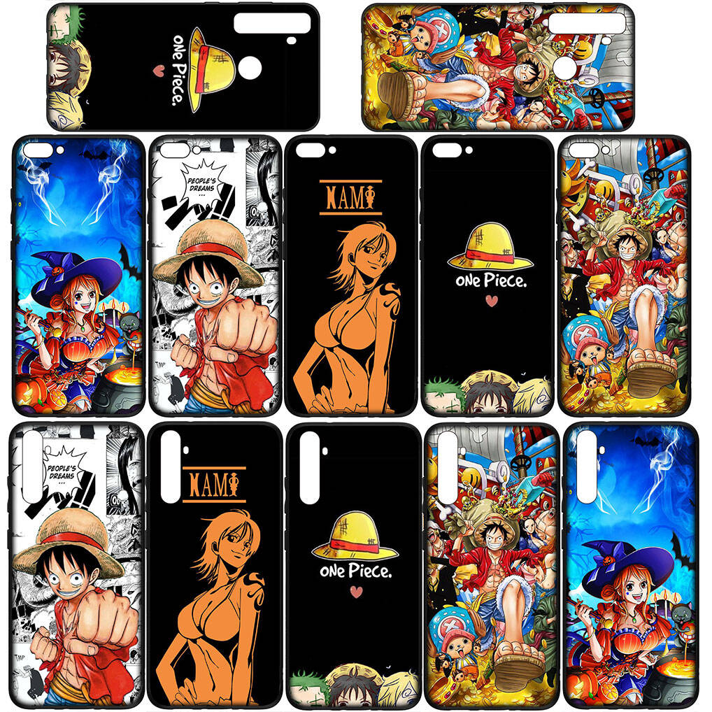for Samsung Galaxy S25 S24 S23 iPhone 17 16 15 Xiaomi Redmi Note 14 13 12 11 Plus Pro Max A57 Phone Case Poster Nami One Piece Luffy OPPO Huawei Cover