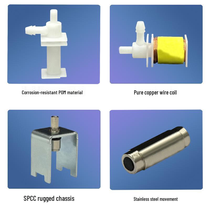 1219T Mini Solenoid Valve JQF for Hand, Leg, Waist, Neck Massagers - Two/Three-Way Exhaust Valve