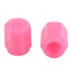 4Pcs Tire Valve Dark Fluorescent Luminous New Pink