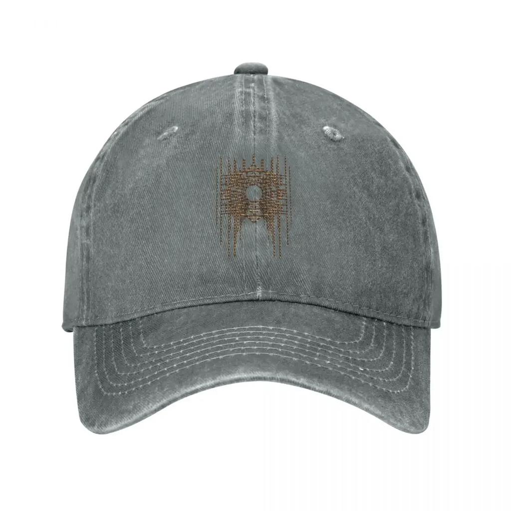 Elegant Vintage Art Deco Design On Black In Shimmering Gold Baseball Cap Rave Western Hat Dad Hat Hats for Unisex FeUnisex Unisexs