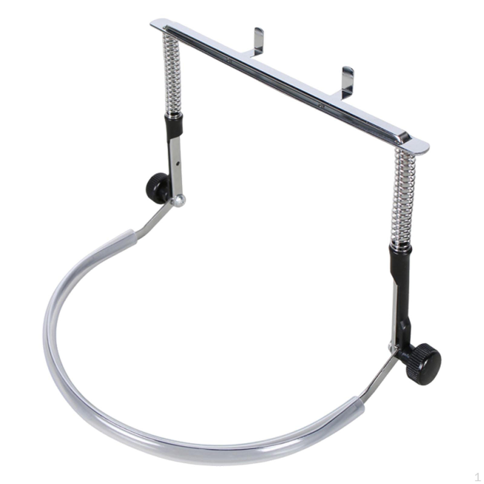 

Держатель для губной гармошки на 24 отверстия, шейный, hands-free, для начинающих, с пружинной регулировкой, легкий Silvery