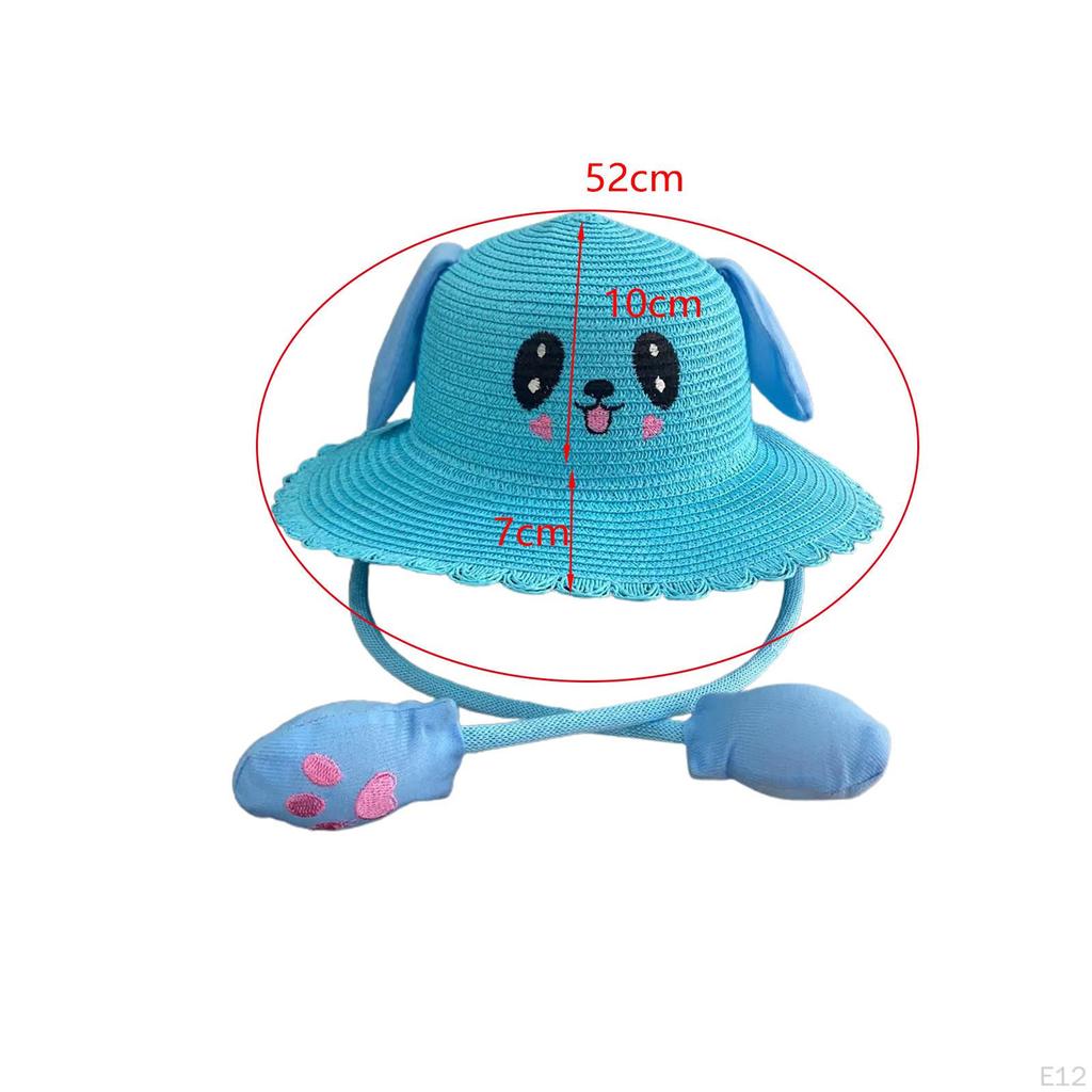 Baby Caps Bunny Hat Fishing Outdoor Portable Cartoon Beach Panama Cap Ears Accessories