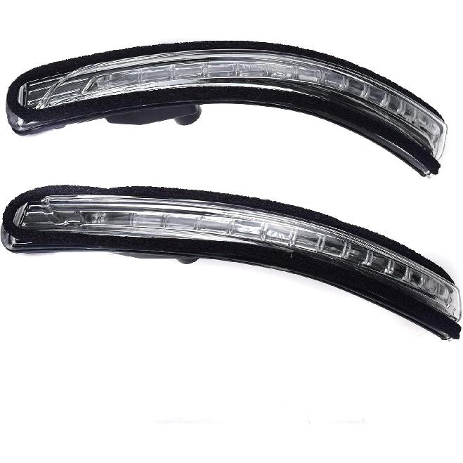 2Pcs Rearview Mirror LED Turn Signal Light Left Right for 2012-2016 KIA Rio Pride 87624-1W000,87614-1W000