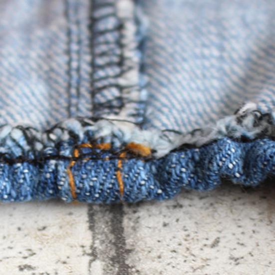 Puppy Denim Clothes Four-legged Conjoined Windproof Clothes Warm Pet Supplies for Spring Autumn