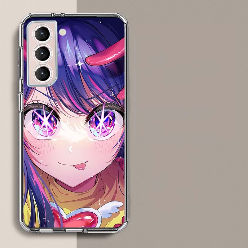 H-Hoshino Ai Phone Case For Samsung Galaxy S25 Edge S24 S23 FE S21 S20 S10 Plus S22 S26 Ultra Cover Clear Cases TPU Capa Shell C