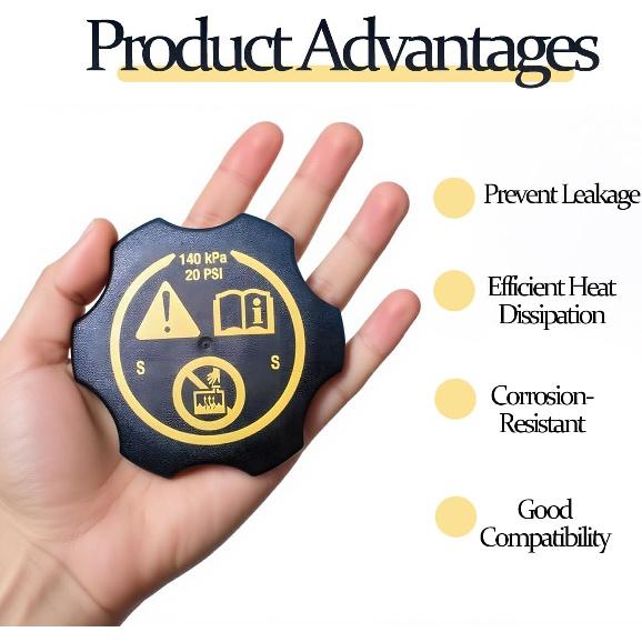HZEL Car Coolant Reservoir Cap, Vehicle Radiator Surge Tank Cap, OEM# 13502353 13598760 1305248 Automotive Replacement Accessories, Compatibility