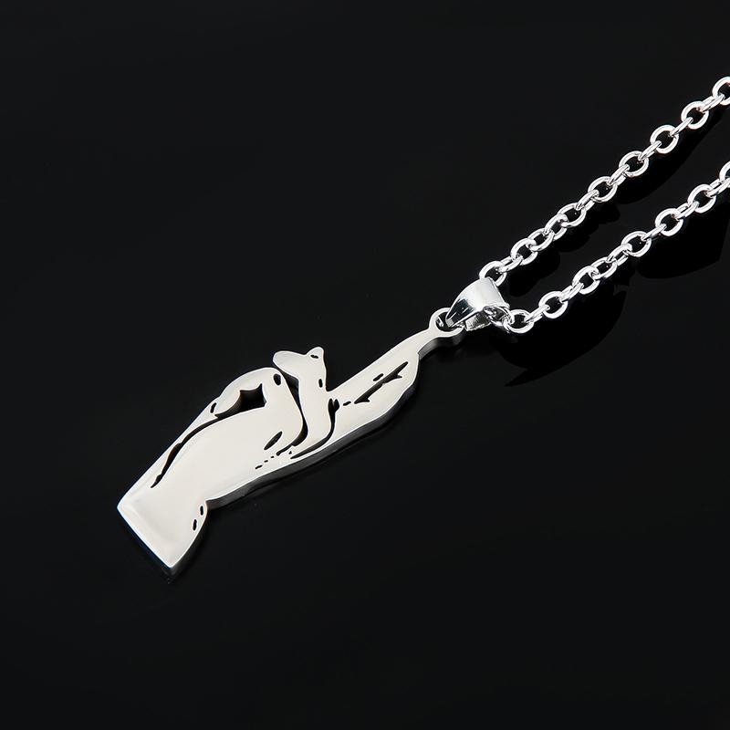 Cartoon  Anime Jujutsu Kaisen Necklace For Women Men Gojo Satoru Cute Cat Pendant Necklaces Jewelry Accessories Gifts
