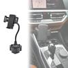 Universal Mount Car Adjustable Gooseneck Cup Holder Cell Phone Cradle Durable