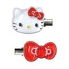 Hello Kitty Puffy Hair Clips (2-Piece Set), Red, KT-PUC-RD, H32 X W47 X D9mm