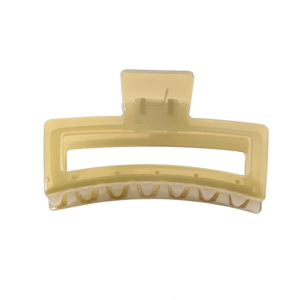 Extra Large 13CM Rectangular Hair Clip - Frosted Multi-purpose Shark Claw Clip for Thick Hair