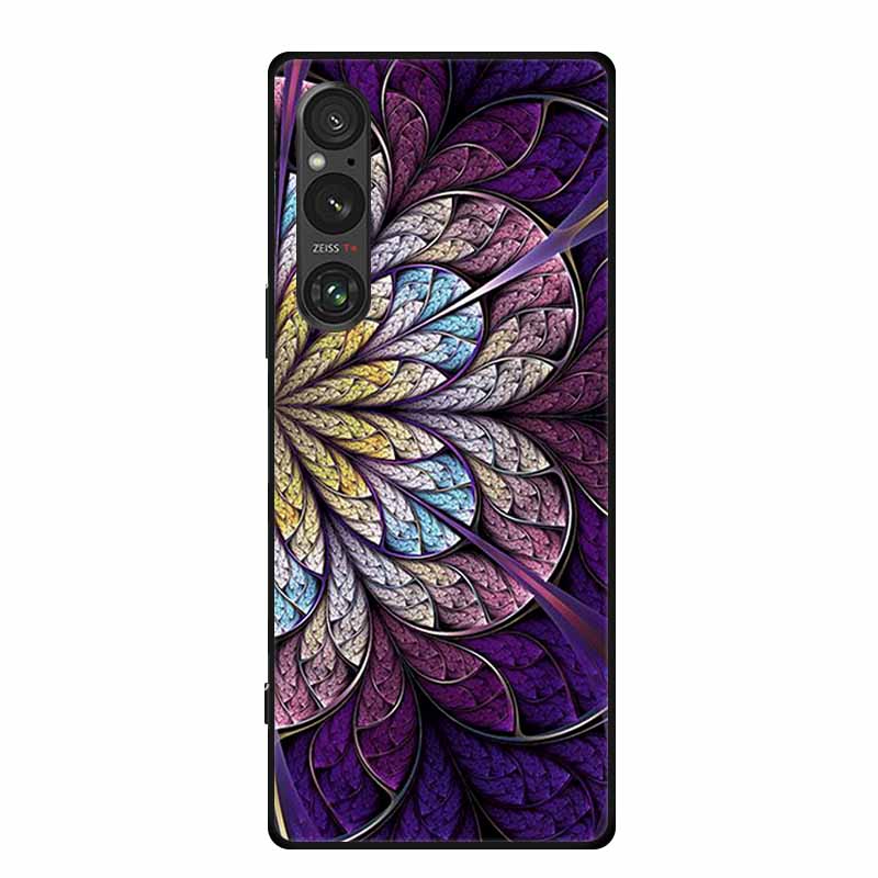 Etui na Sony Xperia 1 VI, luksusowe, miękkie silikonowe etui z TPU na tył telefonu Sony Xperia 1 VI 5G, urocze, odporne na wstrząsy, z motywem kwiatów i kreskówek